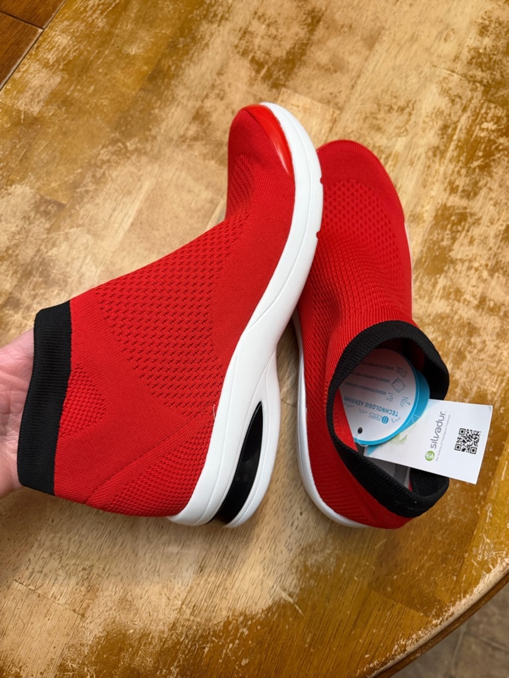 BZees Romance Red Ankle Boot Women's Slip-On Comfort Shoes